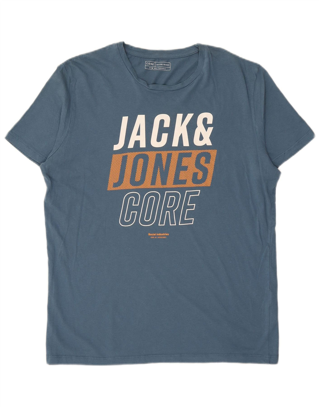 JACK & JONES T-shirt grafica da uomo XL XL in cotone blu