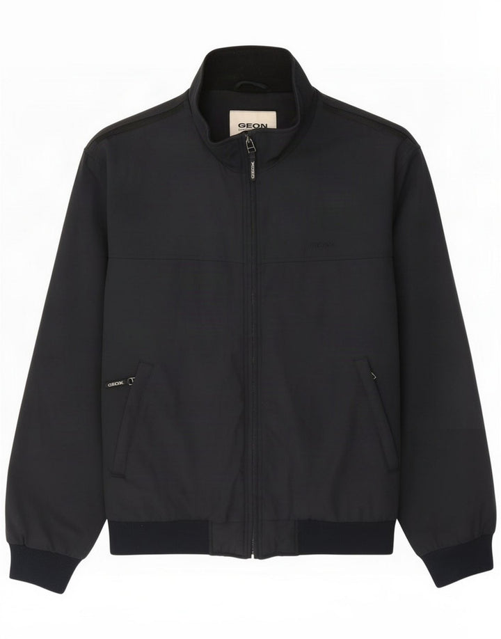 Geox Giubbotto bomber da uomo UK 42 XL Nero Poliammide