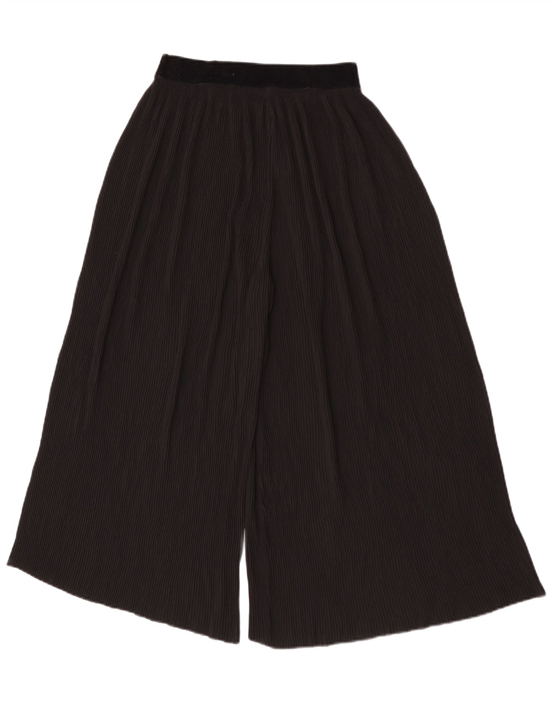 Pantaloni Capri a gamba larga da donna Zara piccoli W26 L21 neri