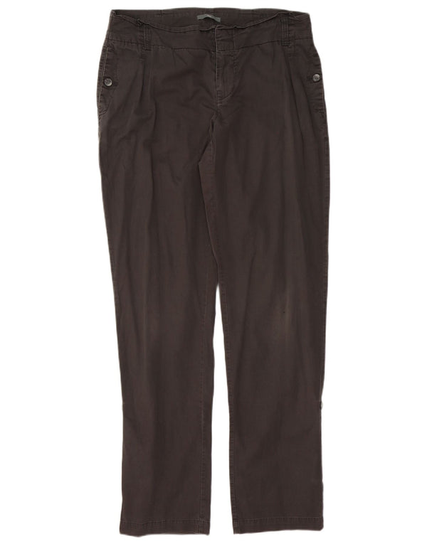 Pantaloni chino dritti da donna Gap UK 10 Small W32 L32 Cotone grigio