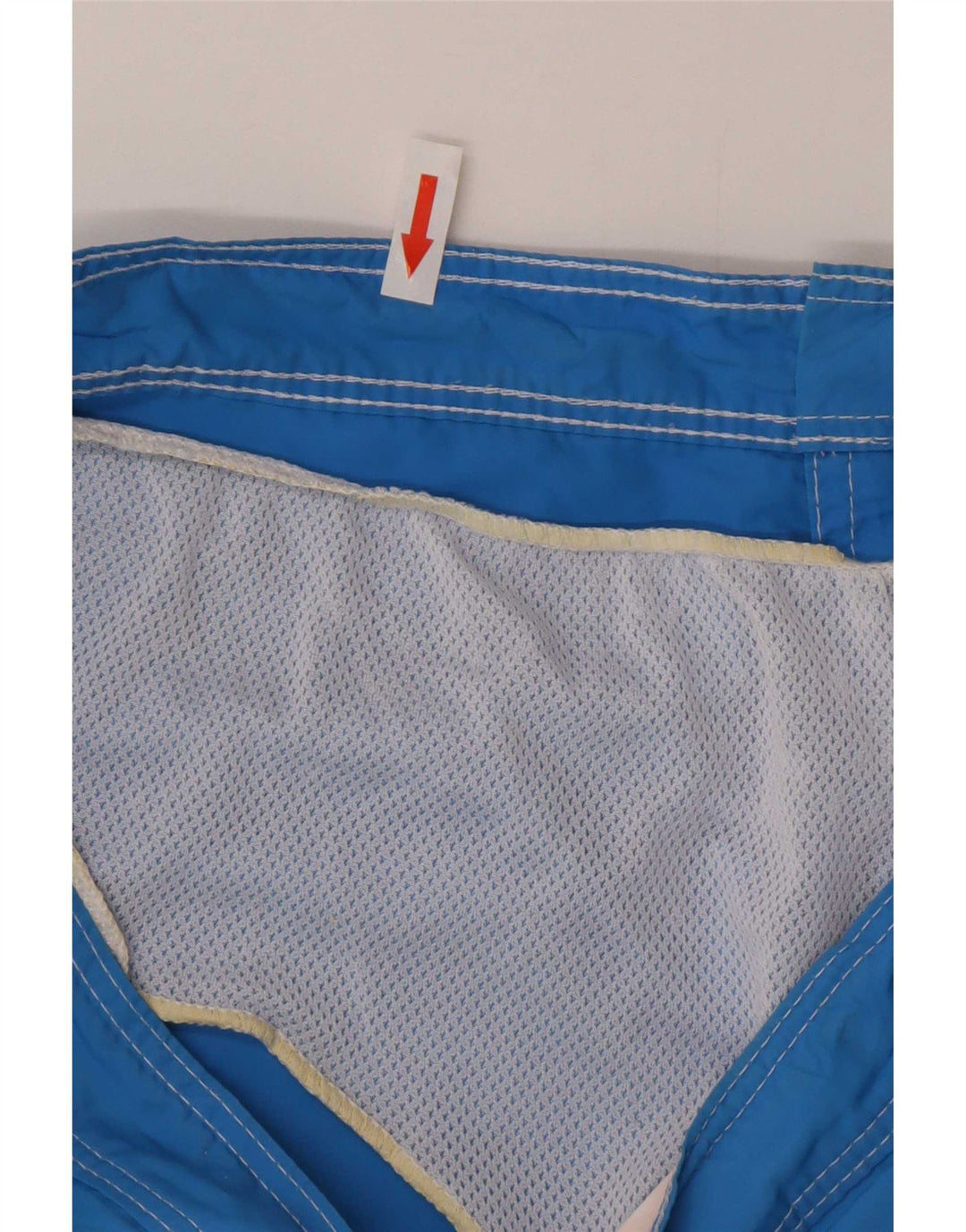 Pantaloncini da bagno regolari da uomo Sundek, grandi, in nylon color block blu