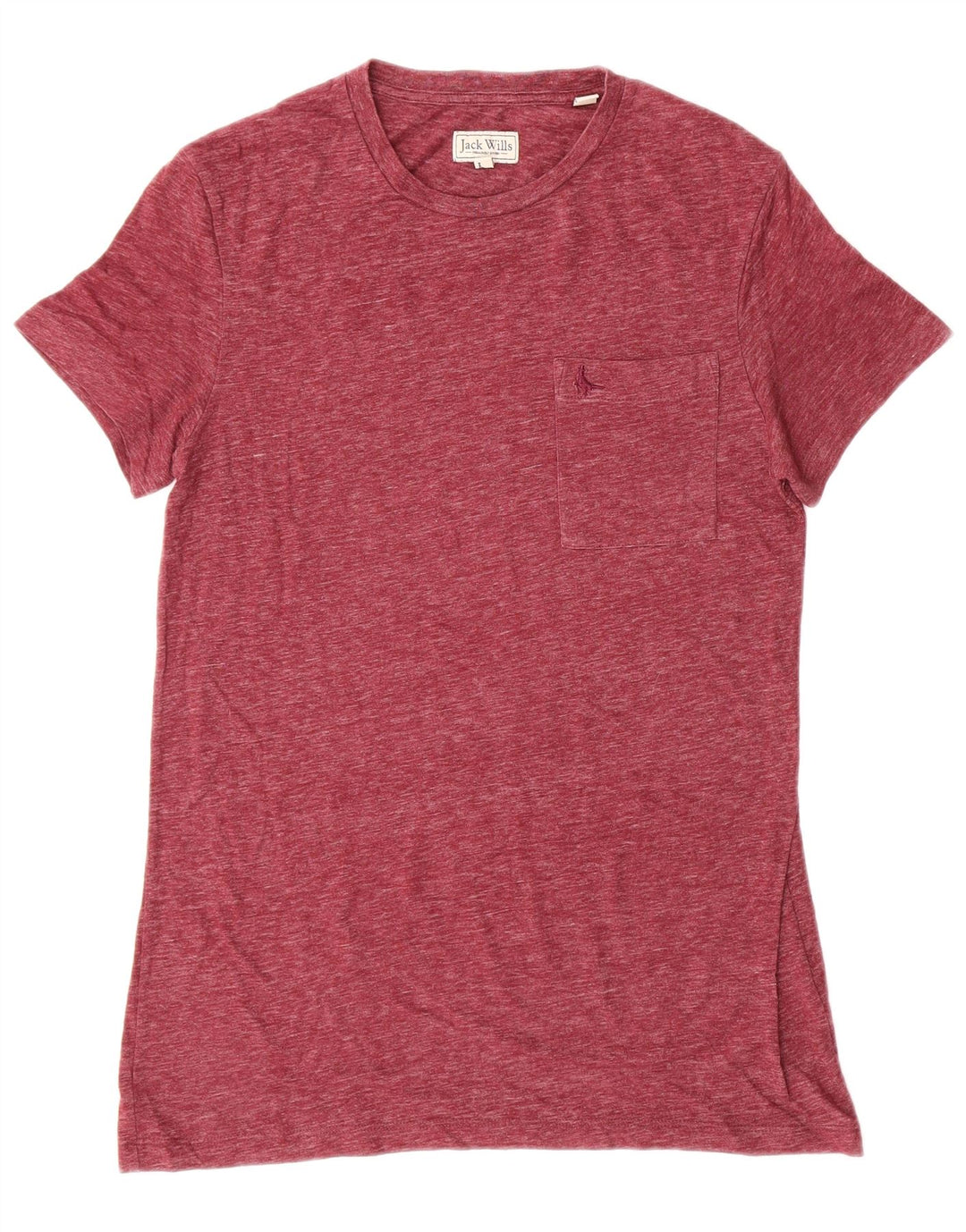 T-shirt da uomo JACK WILLS XS Borgogna in cotone