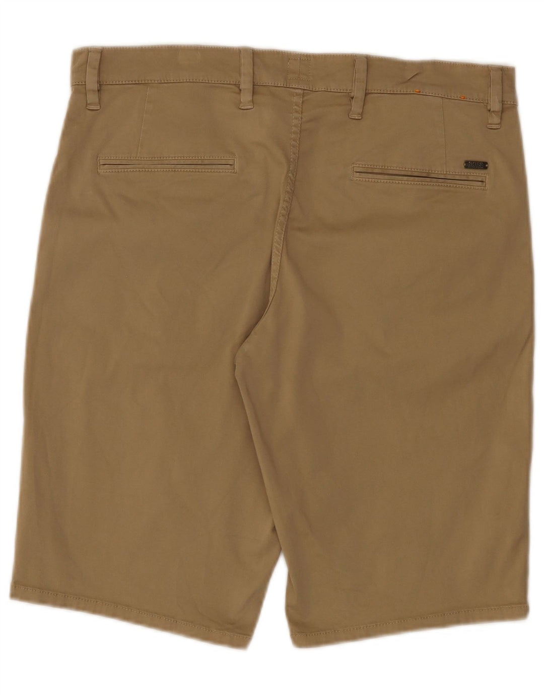 Pantaloncini chino da uomo Hugo Boss W35 grandi in cotone beige