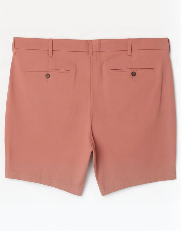 Marks & Spencer Mens Regular Fit Chino Shorts W40 XL Pink Cotton
