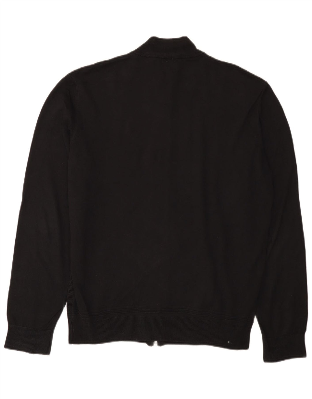 Maglione cardigan da uomo Zara grande in cotone nero