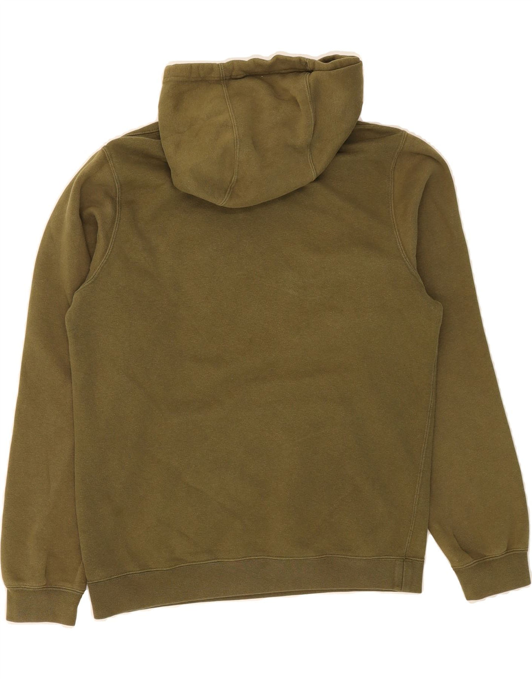 NIKE Mens Graphic Hoodie Jumper Small Khaki Cotton Vintage Nike and Second-Hand Nike from Messina Hembry 