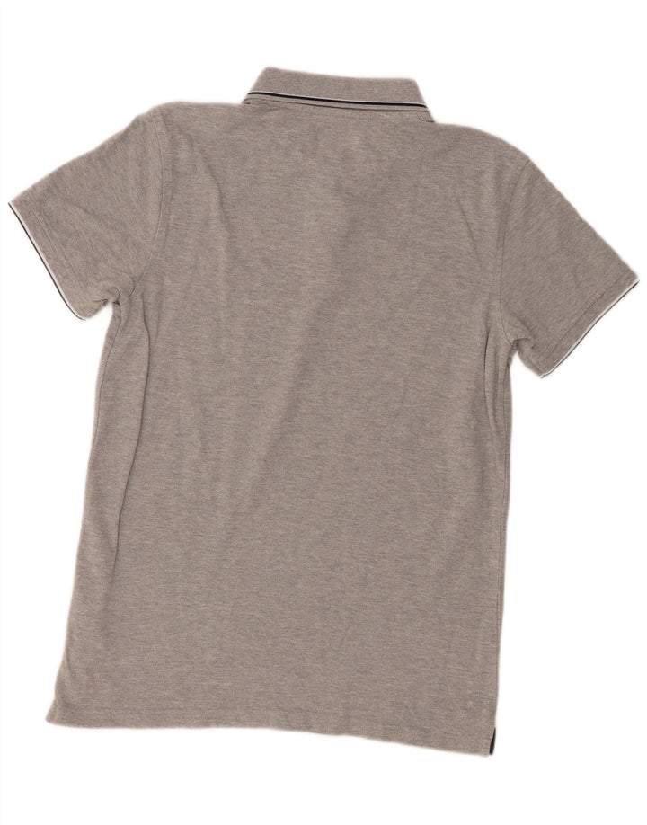 Polo Timberland da uomo slim fit in cotone grigio medio
