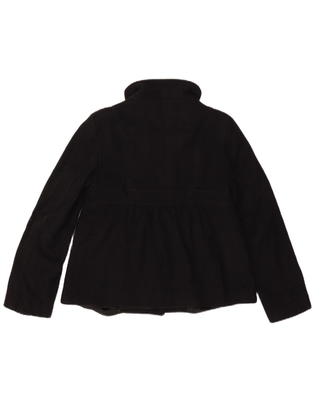 Caban Donna Benetton IT 42 Medio Nero Lana