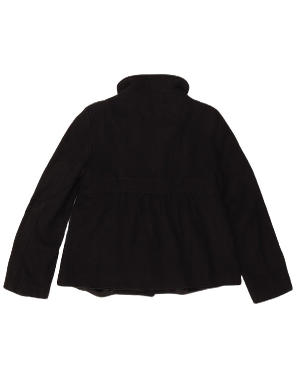 Caban Donna Benetton IT 42 Medio Nero Lana