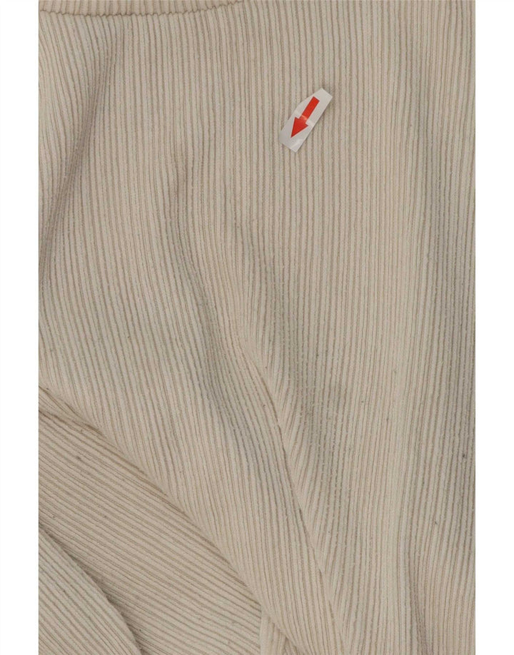 Top Zara da donna a maniche lunghe UK 12 Poliestere beige medio