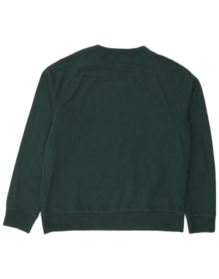Felpa da uomo Marks & Spencer maglione grande cotone verde