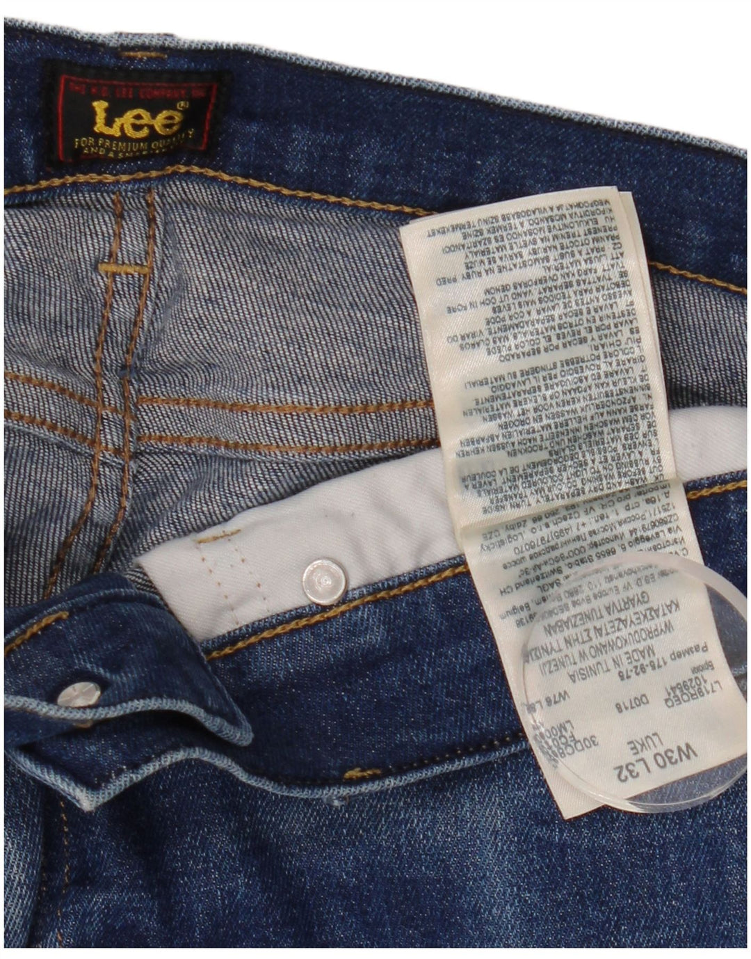 Jeans Lee Luke Slim da uomo W30 L32 in cotone blu