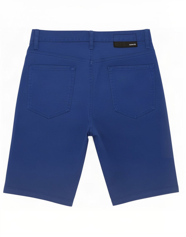 Pantaloncini casual da uomo Hurley medi W30 in cotone blu