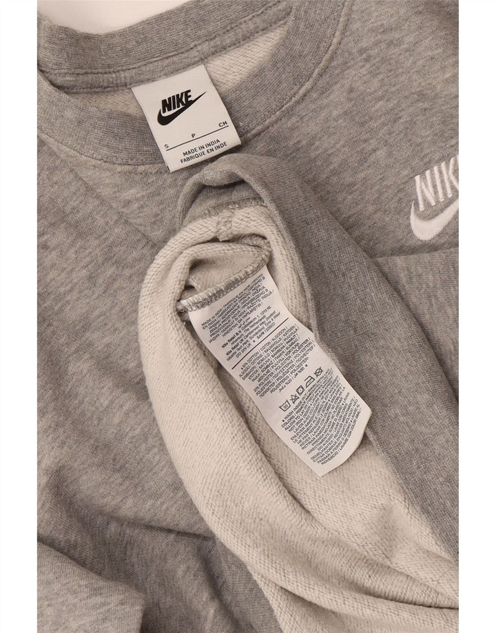 Felpa Nike Uomo Maglione Small Grigio Cotone