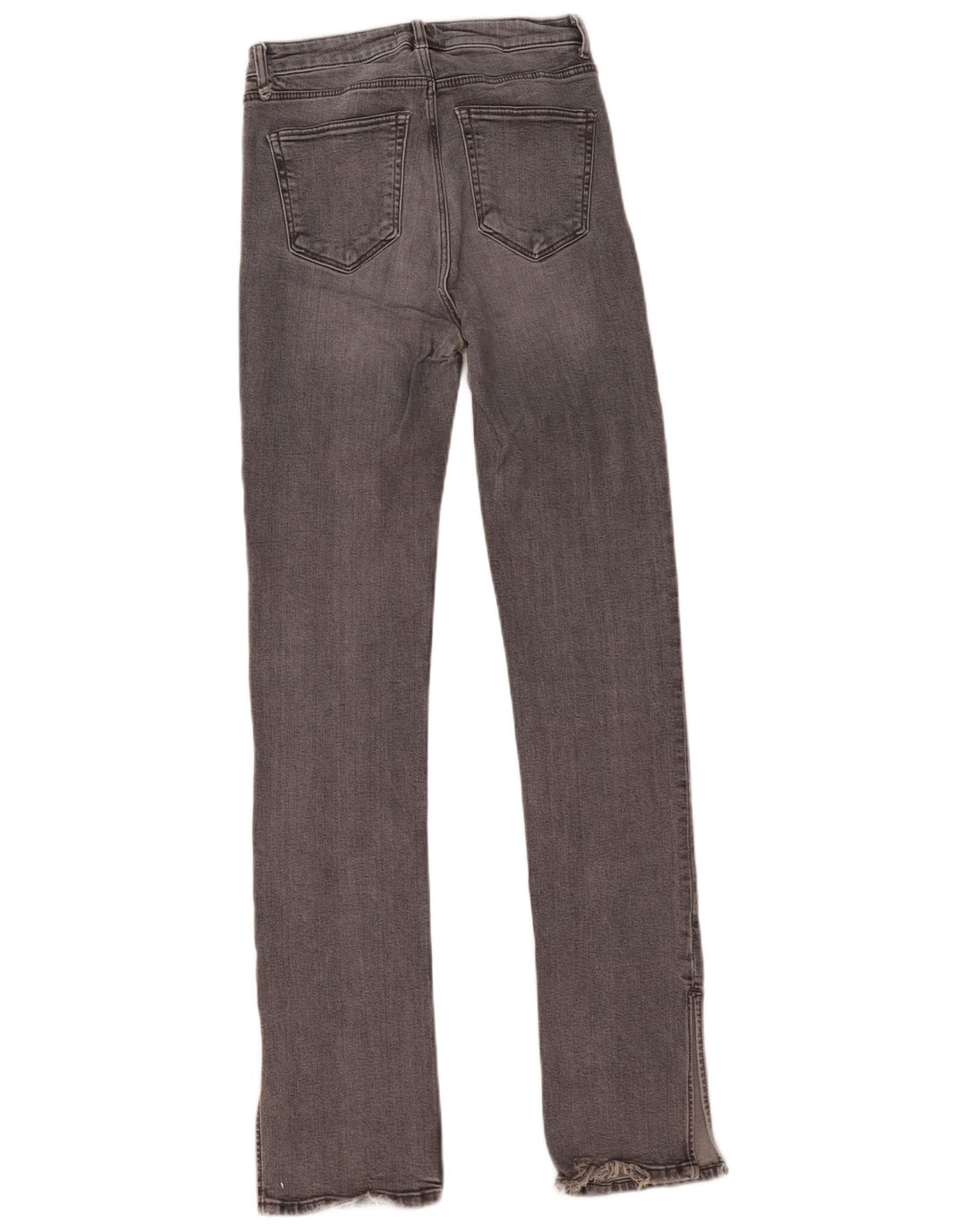 Jeans slim da donna Zara EU 38 Small W28 L33 Grigio