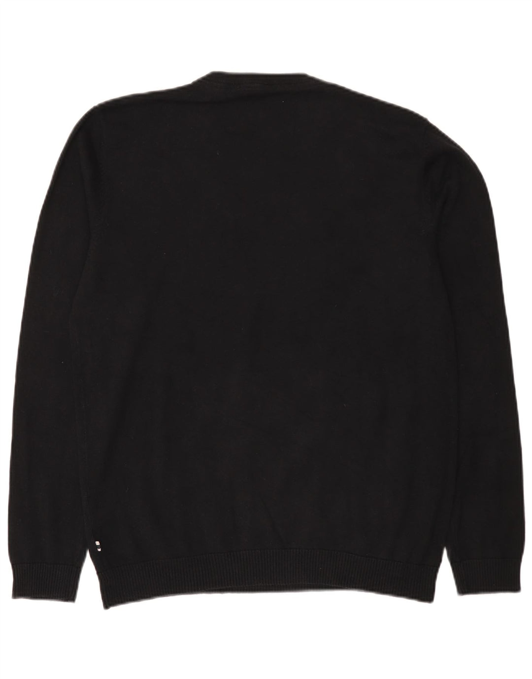 Jack & Jones Maglione da uomo con scollo a V grande cotone nero