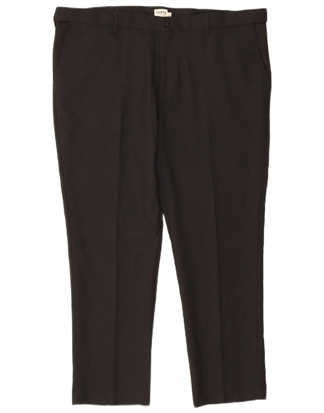 Pantaloni chino classici slim da uomo Farah W44 L29 poliestere nero
