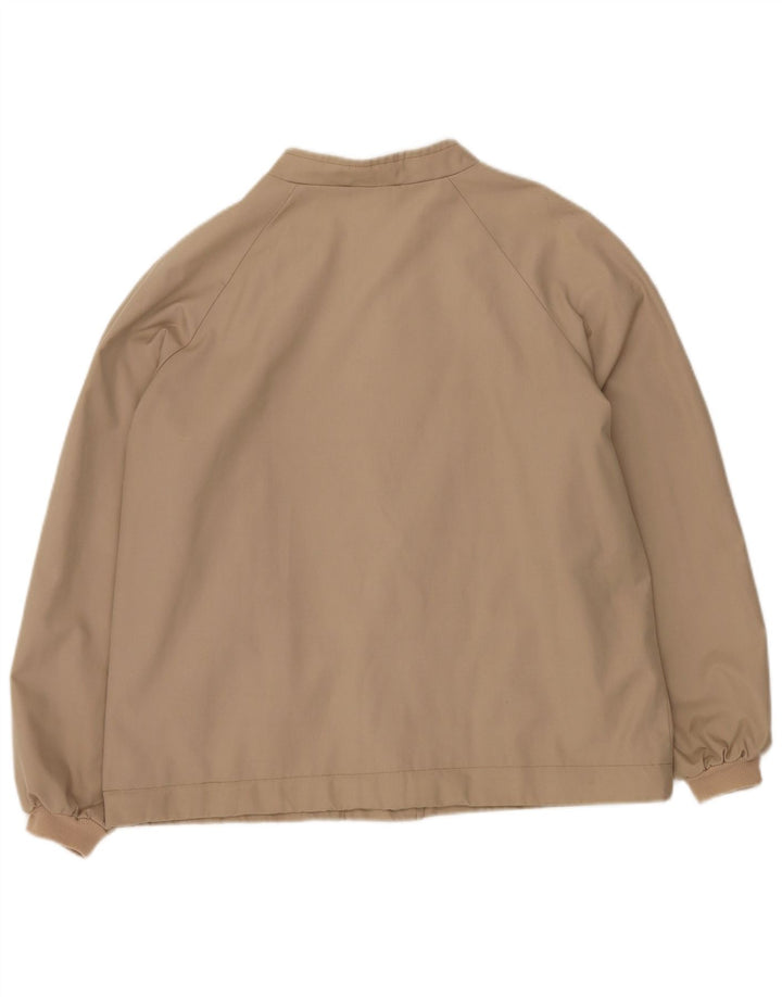 Giubbotto bomber da donna VINTAGE UK 14 grande beige