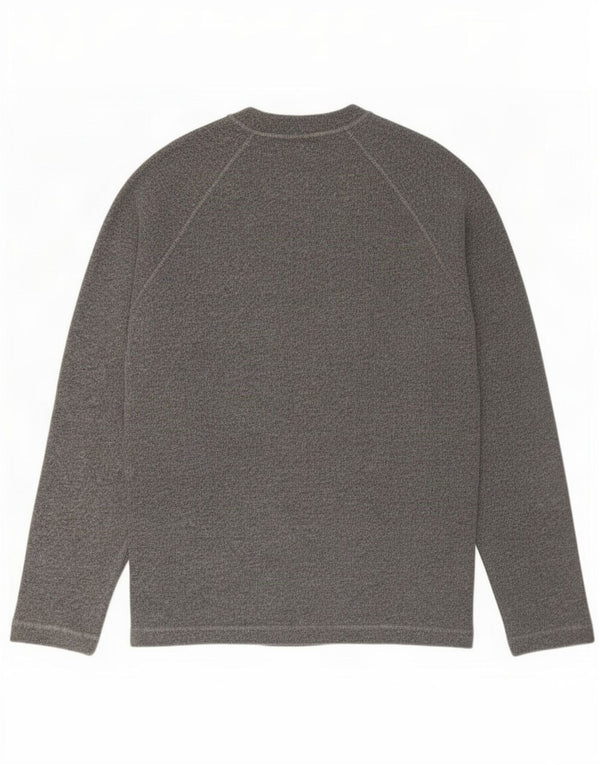 Armani Jeans Uomo Maglione Girocollo Maglione Grande Cotone Grigio