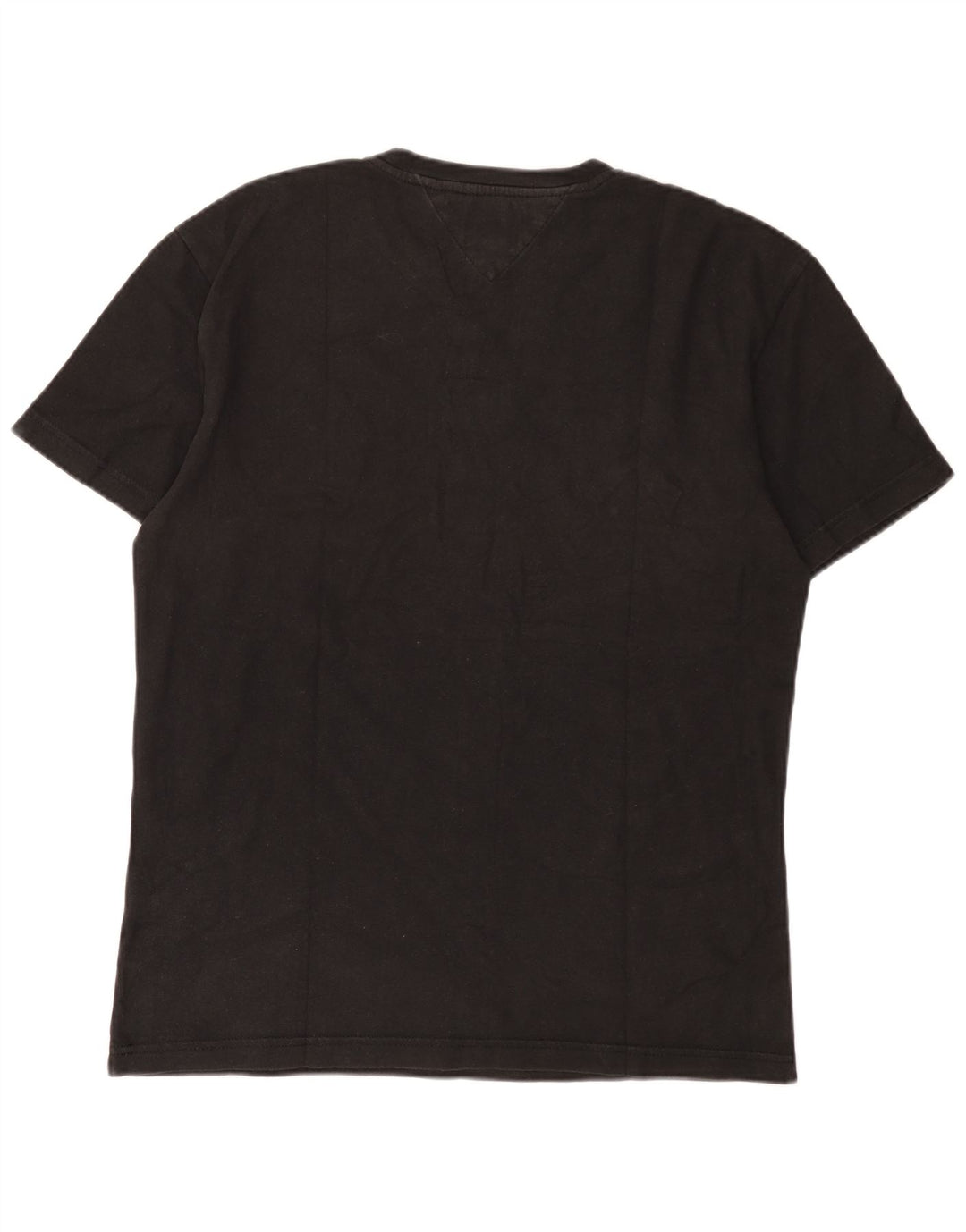 T-shirt da uomo Tommy Hilfiger Top grande in cotone nero