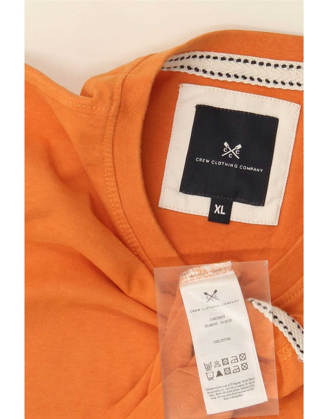 T-shirt da uomo J. Crew Top XL in cotone arancione