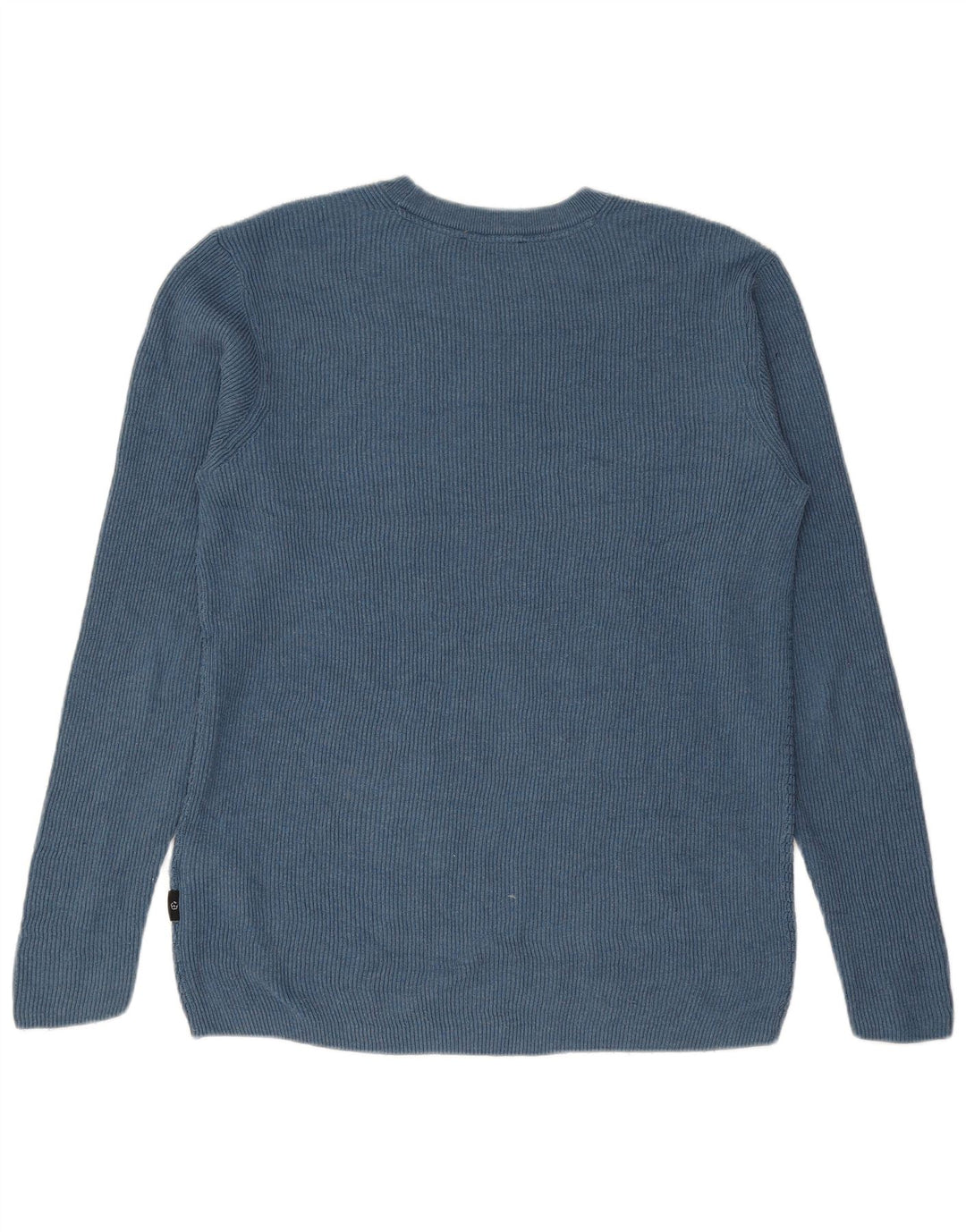 Maglione maglione girocollo da uomo Ted Baker taglia 3 cotone blu medio
