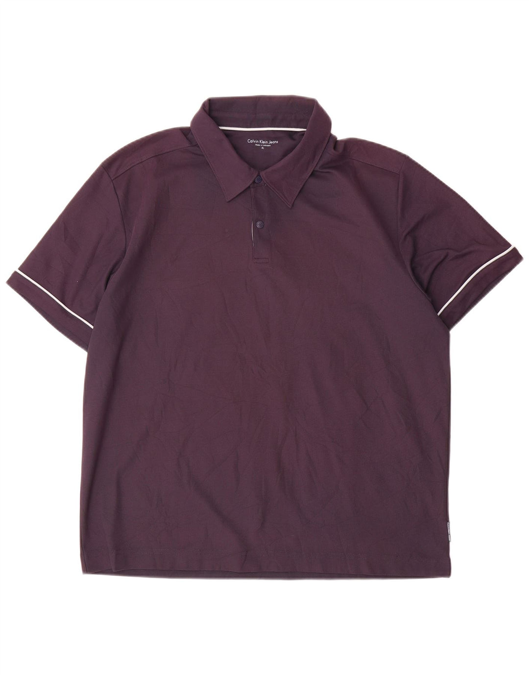Polo da uomo Calvin Klein Jeans XL blu navy in poliestere