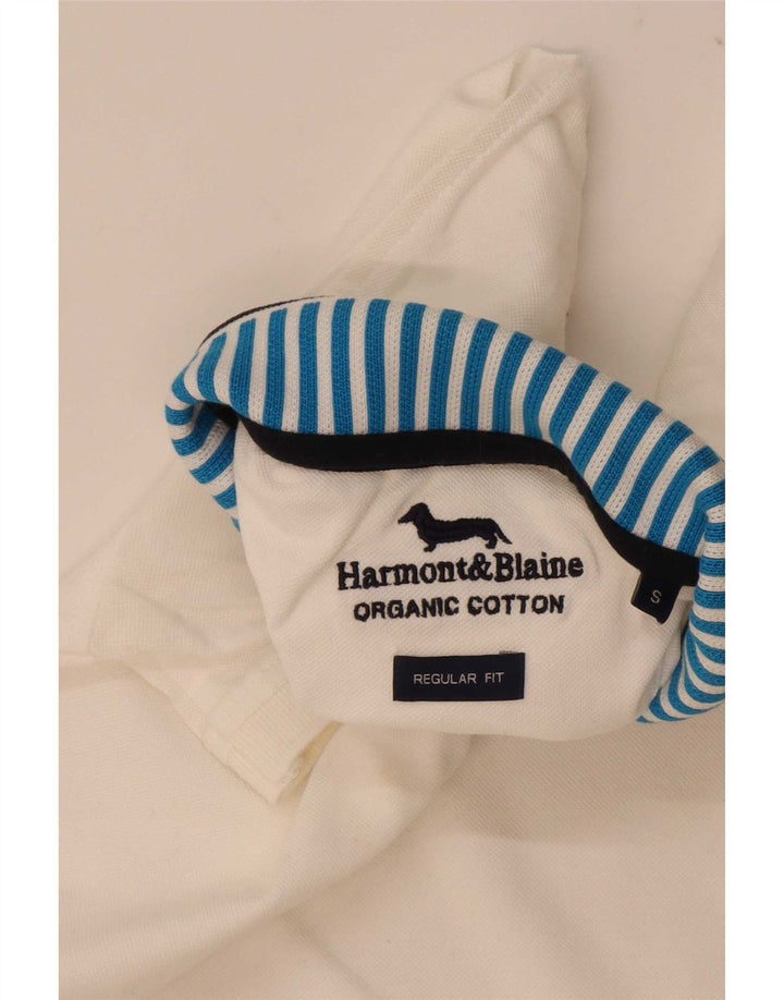 Polo da rugby da uomo con vestibilità regolare Harmont & Blaine, piccola a righe bianche
