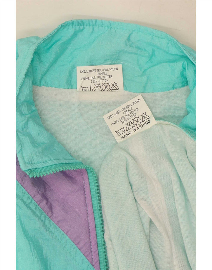 Tuta intera da uomo MC Ross XL in nylon color block turchese