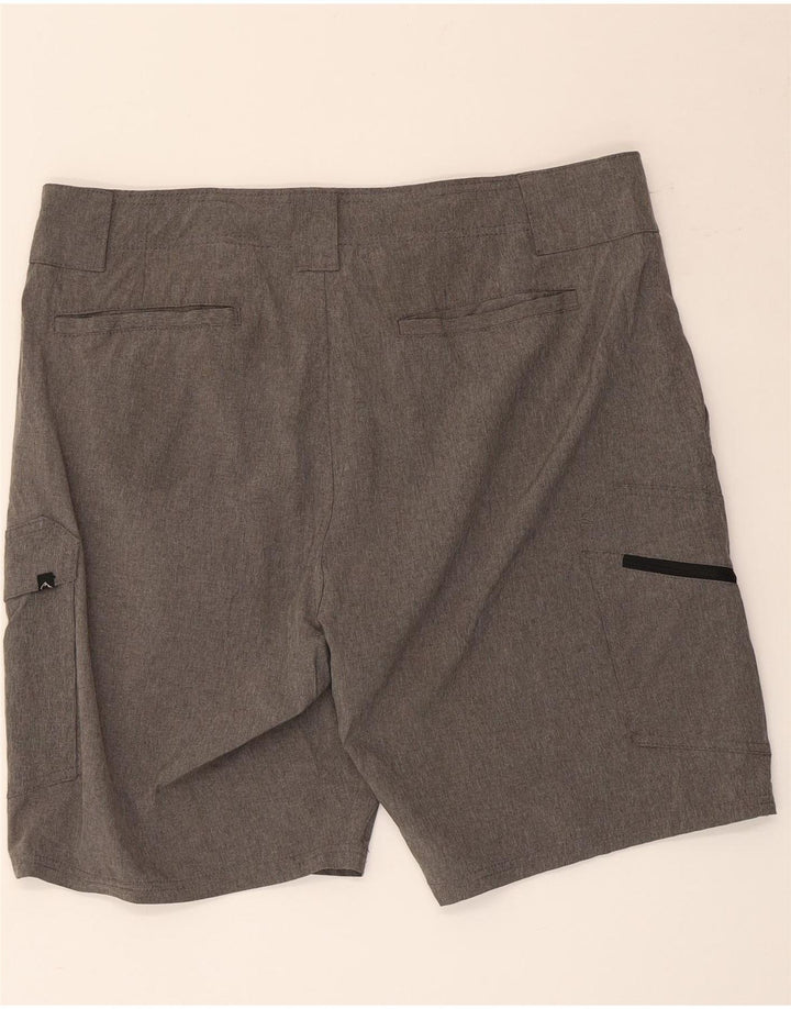 Pantaloncini cargo da uomo Denali W36 Large Grigio Poliestere