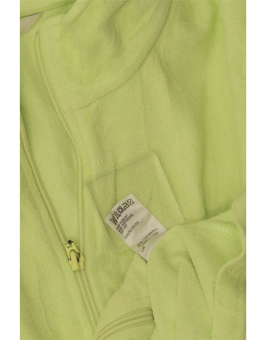 Giacca in pile da donna Marks & Spencer UK 20 2XL poliestere verde