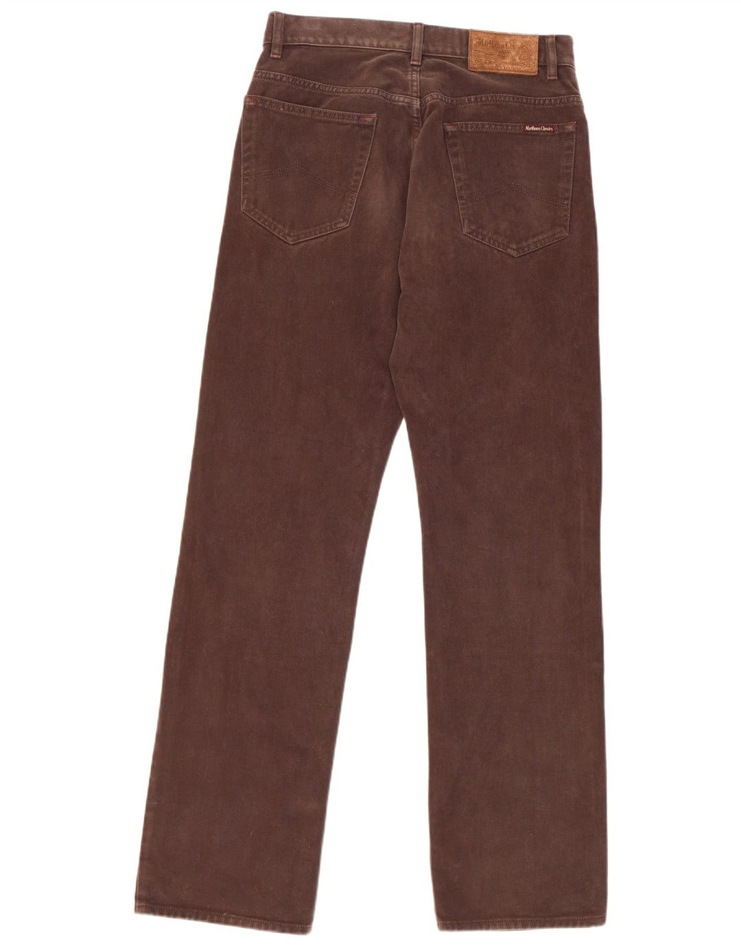 Jeans dritti da uomo Marlboro Classics W32 L34 cotone marrone