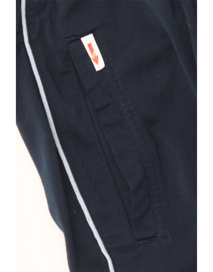 Pantaloni da tuta Nike da uomo, pantaloni da jogging, grandi, in poliestere blu navy