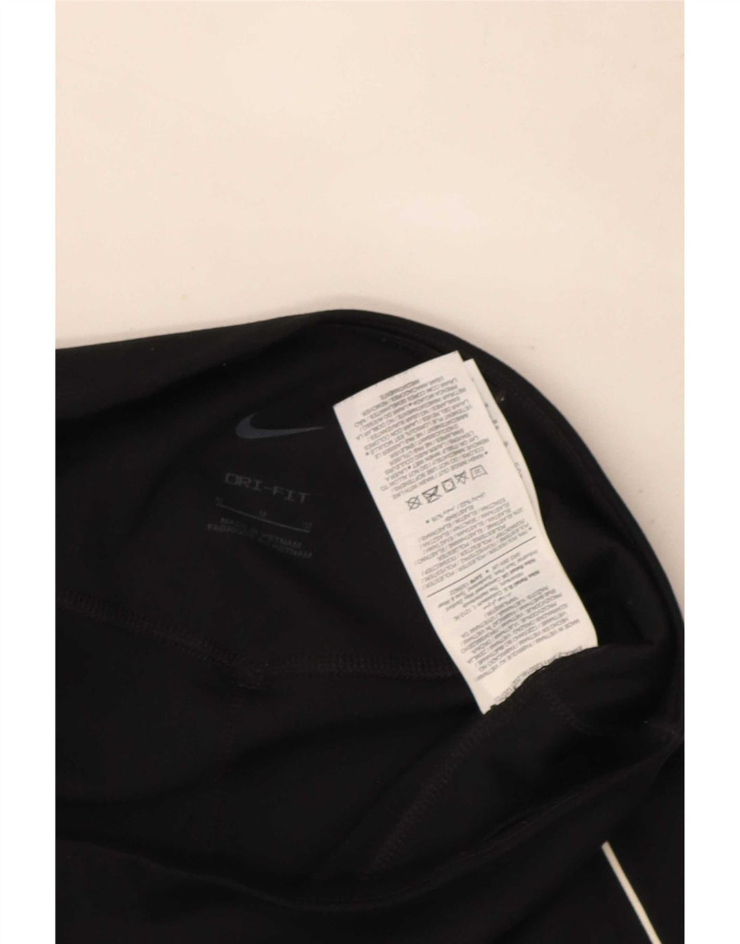 Leggings Nike Dri Fit Graphic Crop da donna UK 12 medio nero poliestere