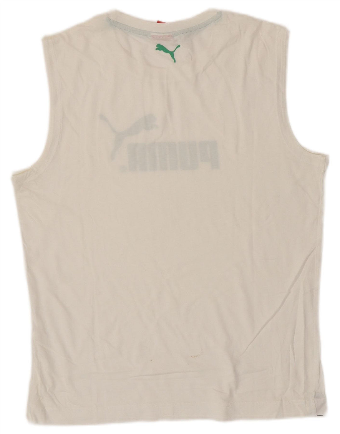 Canotta grafica Puma da uomo, colore bianco medio