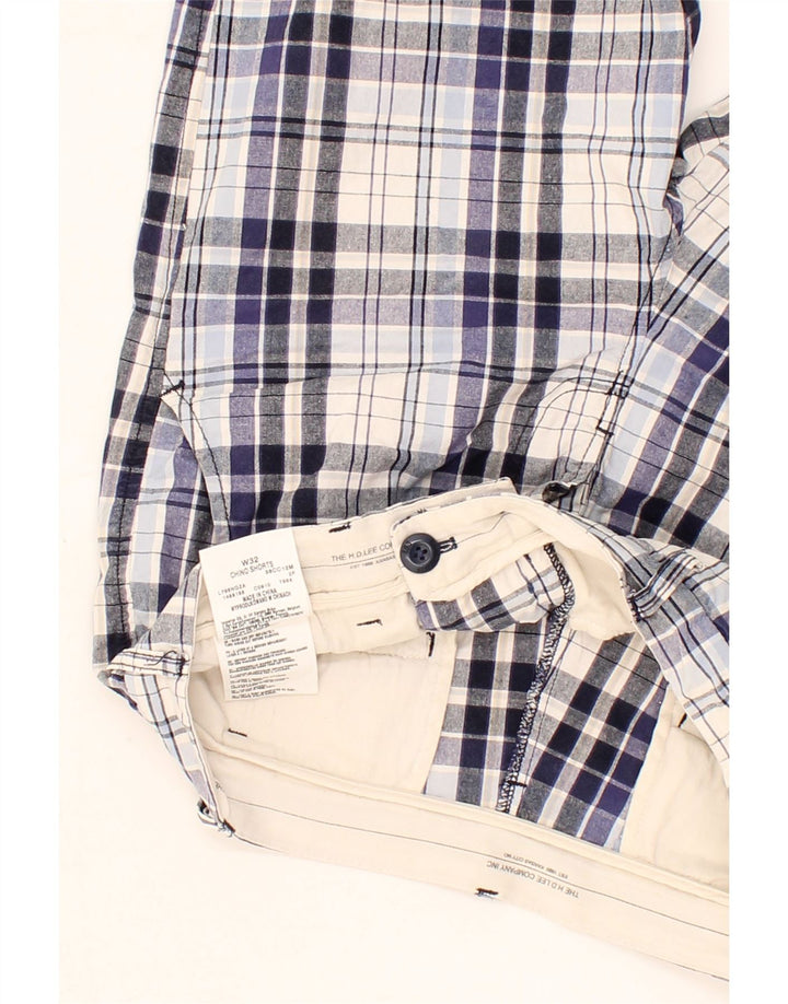 LEE Mens Chino Shorts W32 Medium Purple Check Cotton Vintage Lee and Second-Hand Lee from Messina Hembry 
