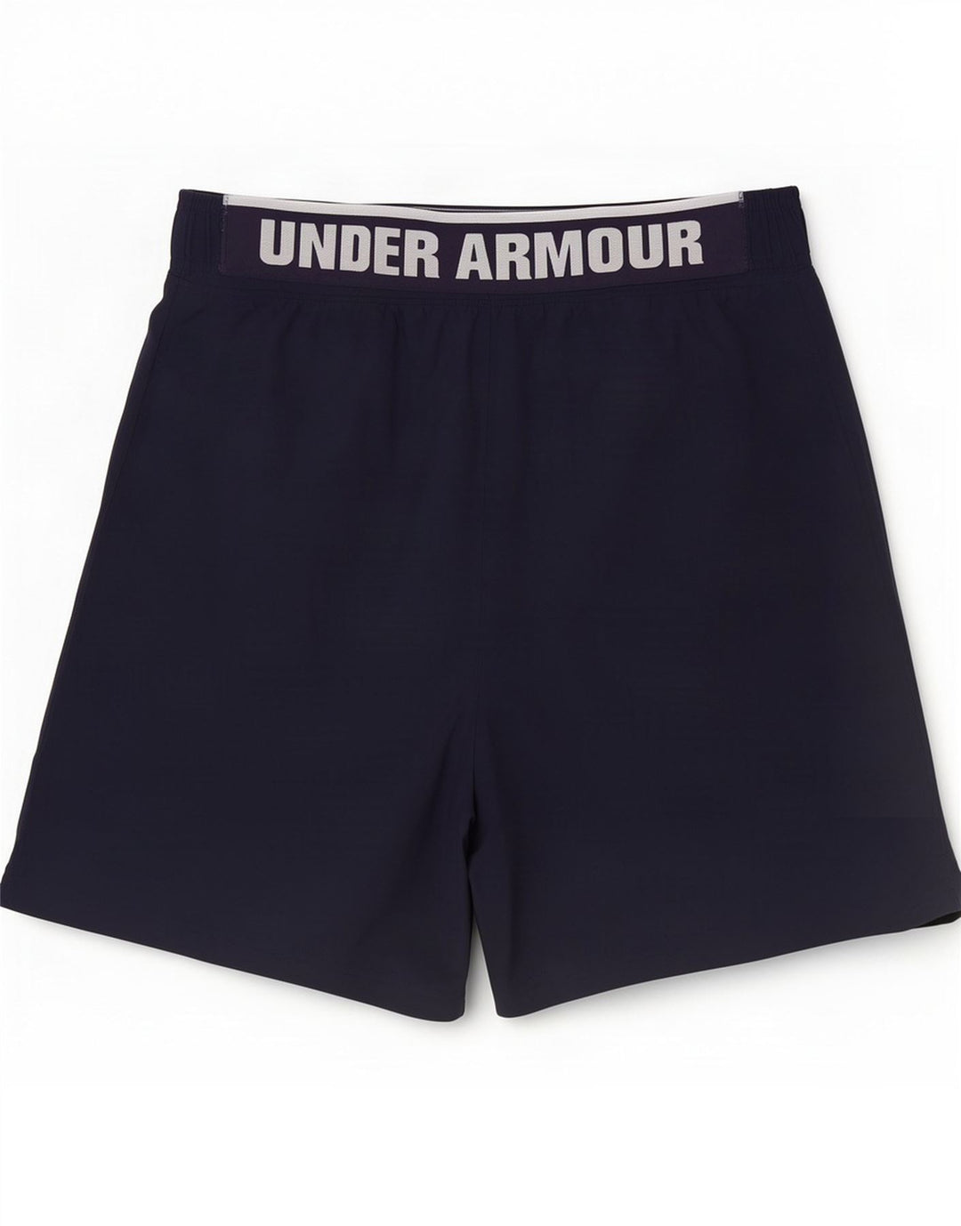 Pantaloncini sportivi da uomo Under Armour grandi in poliestere blu navy