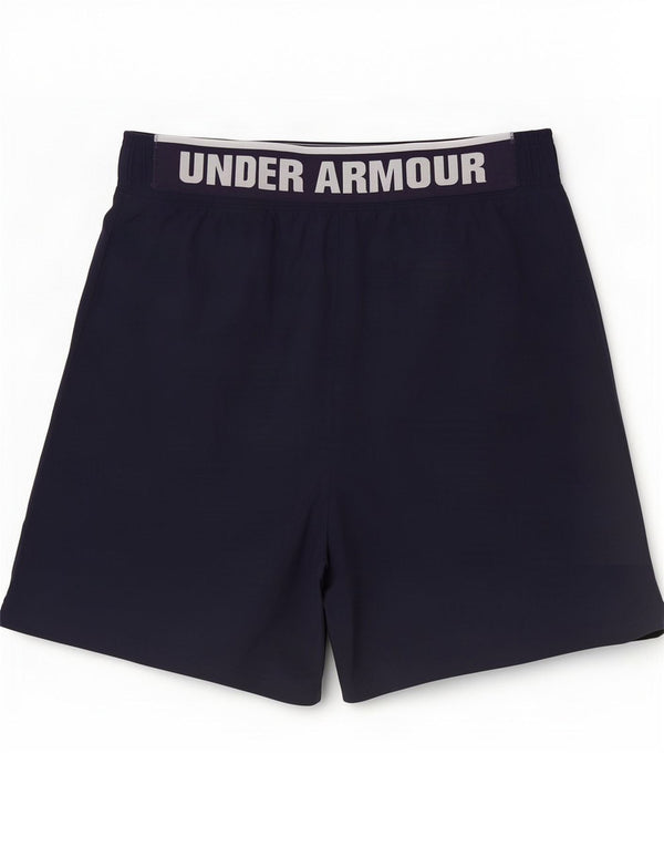 Pantaloncini sportivi da uomo Under Armour grandi in poliestere blu navy