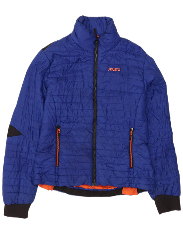 Giacca imbottita da donna Musto UK 14 Large Blu in poliammide