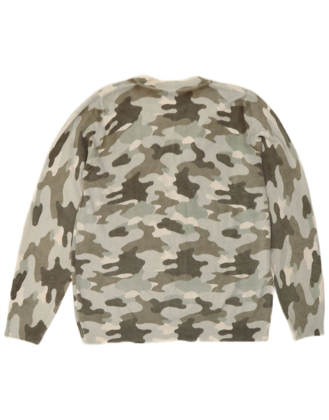 Maglione maglione con scollo a V da donna Marks & Spencer UK 14 medio multicolore