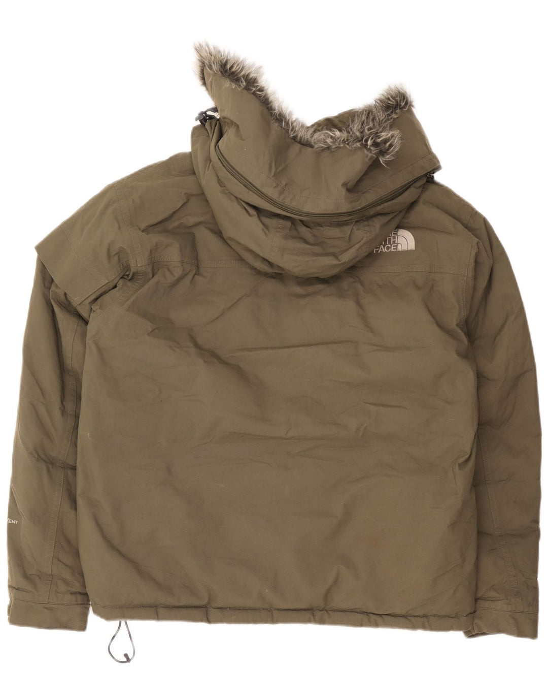 Giacca imbottita con cappuccio da uomo The North Face UK 38 nylon kaki medio