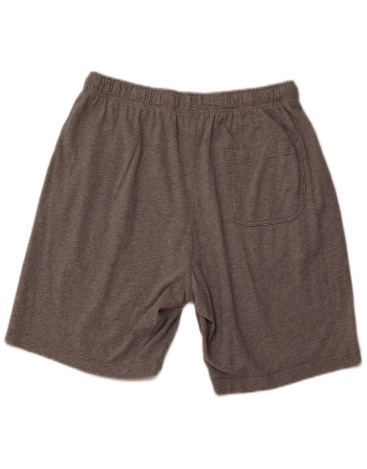 Pantaloncini sportivi da uomo NIKE grandi in cotone grigio