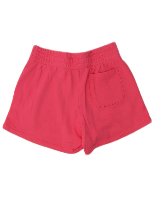Pantaloncini sportivi grafici da donna Adidas UK 8/10 piccoli cotone rosa