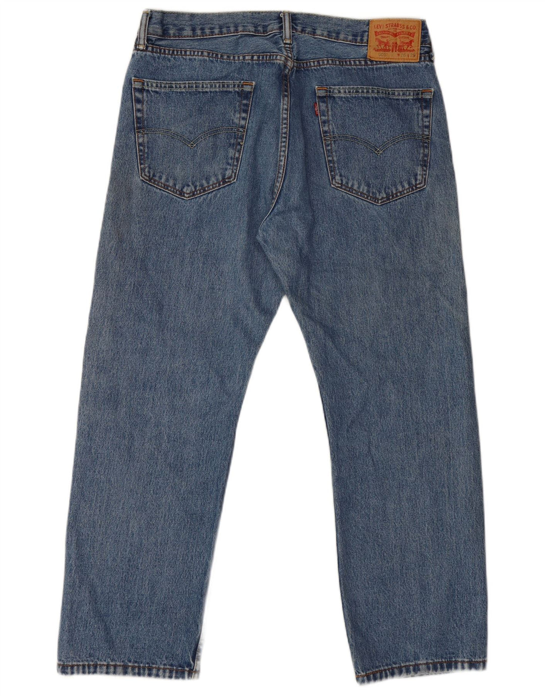 Levi's Uomo 505 Jeans dritti W36 L29 Cotone Blu