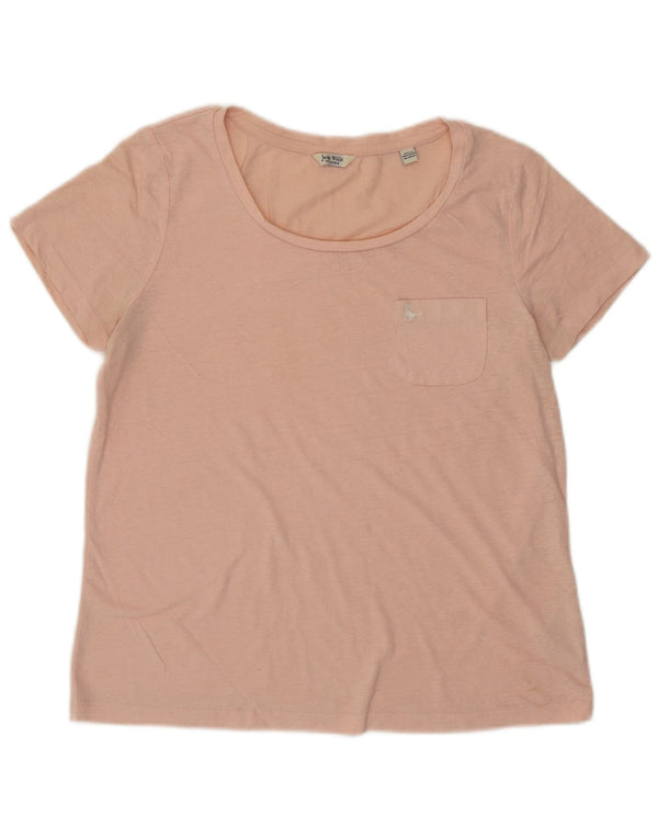 T-shirt da donna Jack Wills Top UK 12 poliestere rosa medio