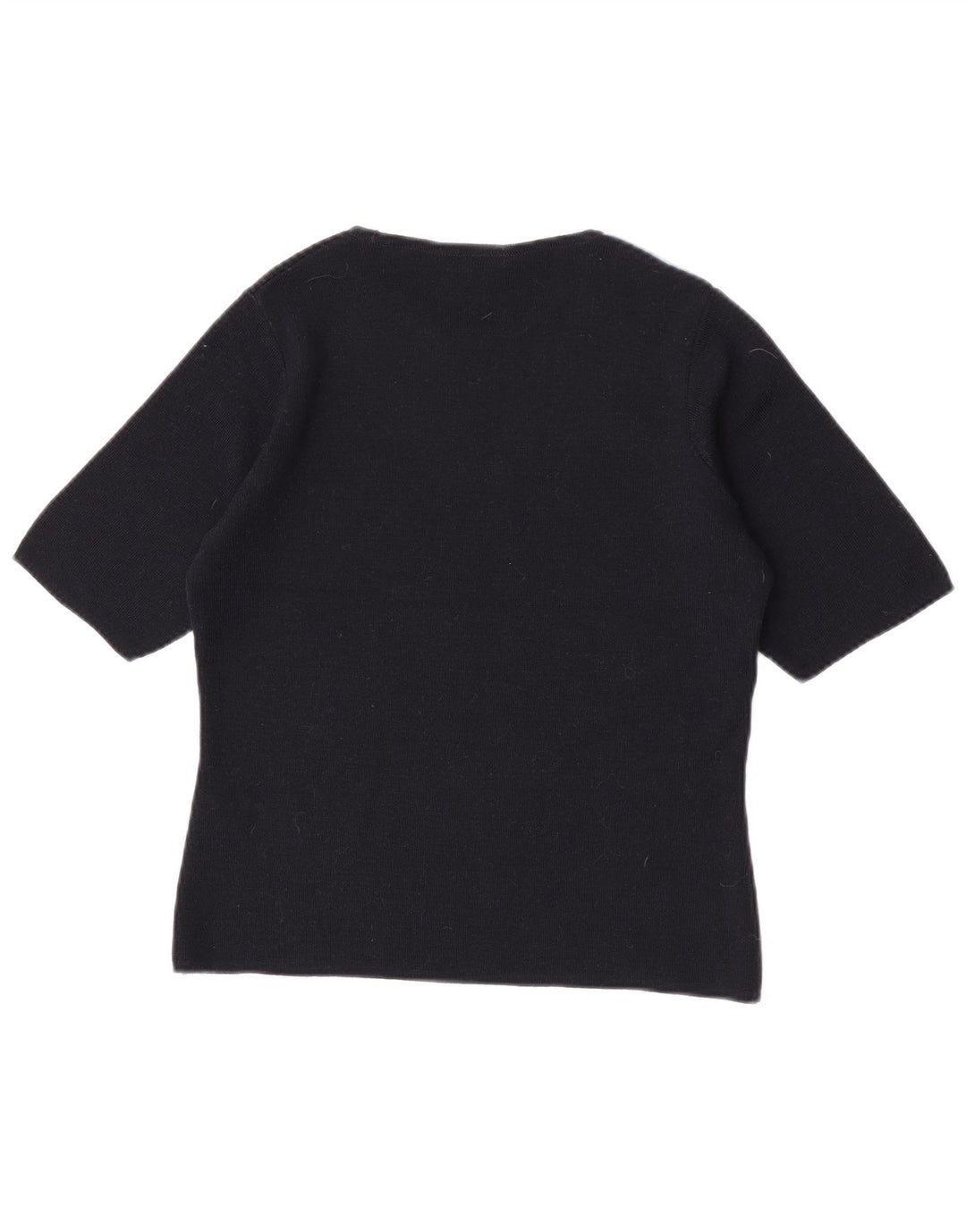 Maglione maglione con scollo a barca da donna Marks & Spencer UK 14 medio nero