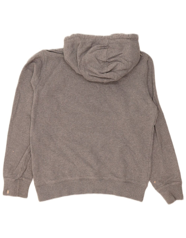 Felpa con cappuccio grafica da donna Calvin Klein Jeans in cotone grigio medio
