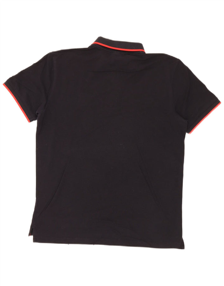 Polo da uomo Hugo Boss XL in cotone nero
