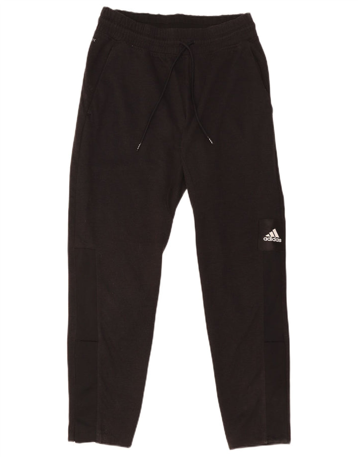 Pantaloni da tuta da uomo Adidas Climalite Joggers medio poliestere nero