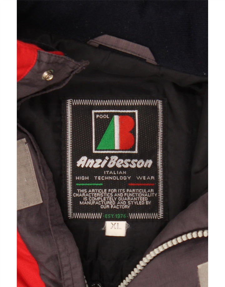 Giacca a vento da uomo Anzi Besson UK 42 XL multicolore Colourblock